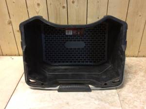 16 in. Black Plastic Multi-Use Tote with Grit Screen by Husky Customer Returns See Pictures