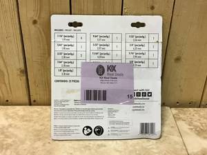 Titanium Drill Bit Kit (22-Piece) by RYOBI Customer Returns See Pictures