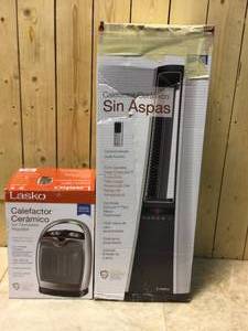 Lot of 2 Mixed Heaters Customer Returns See Picures
