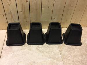 6 in. Bed Risers (4-Pack) by Everbilt Customer Returns See Pictures