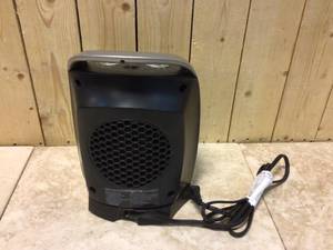 Compact 11.25 in. 1500-Watt Electric Ceramic Portable Oscillating Space Heater by Lasko Customer Returns See Pictures