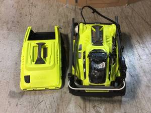 16 in. 13 Amp Corded Electric Walk Behind Push Mower by RYOBI Customer Returns See Pictures