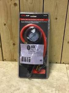 Analog Pistol Grip Tire InflatorDeflator Gauge with 13 in. Air Hose and Easy-Clip Chuck 150 PSI by EXELAIR Customer Returns See Pictures