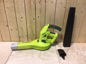 ONE 18V 150 MPH 200 CFM Cordless Battery Hybrid Leaf BlowerSweeper (Tool Only) by RYOBI Customer Returns See Pictures