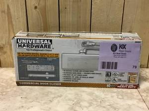 Heavy-Duty All-in-One Aluminum Commercial Door Closer by Universal Hardware Customer Returns See Pictures