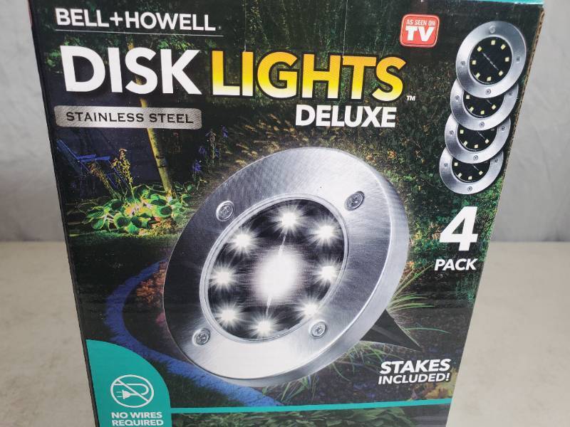 lot 43 image: New Bell and Howell Disk Lights Deluxe