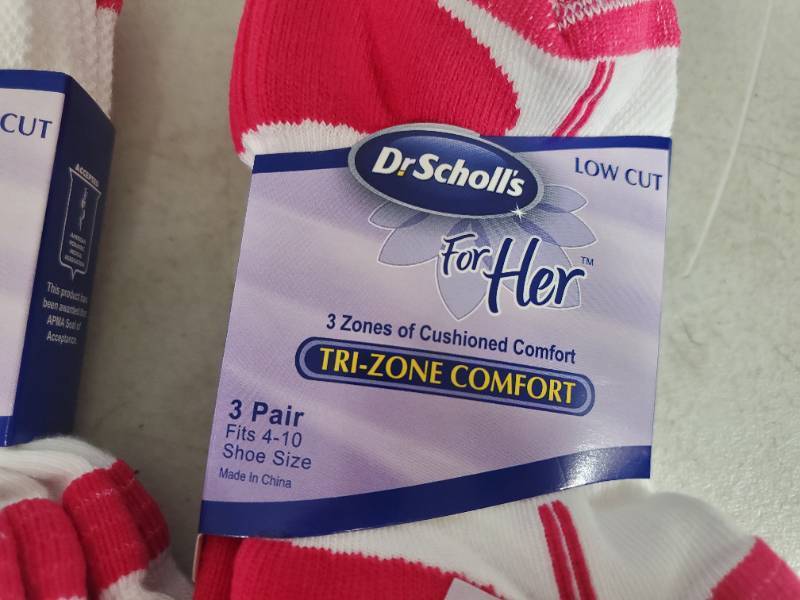 lot 63 image: 6 New Pair of Dr Scholls For Her Socks