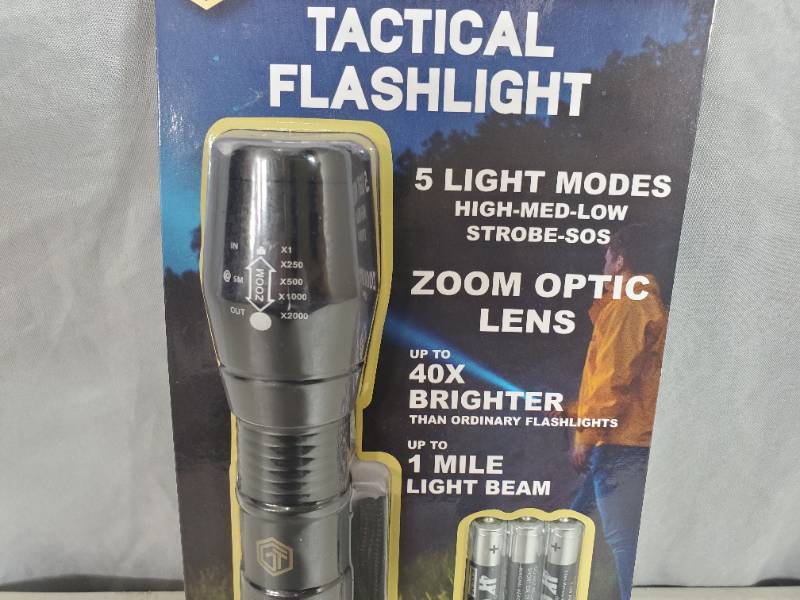lot 77 image: New Off The Grid Tools Tactical Flashlight