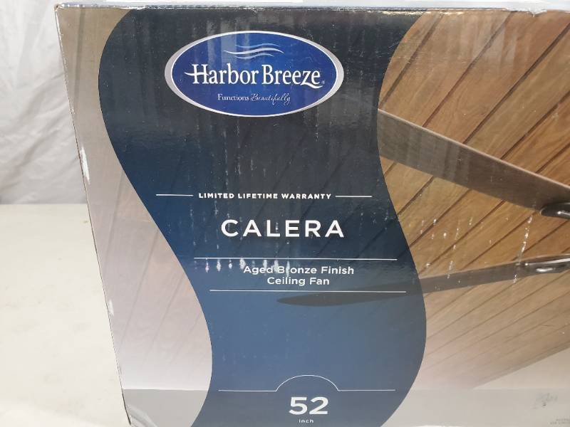 lot 50F image: New Harbor Breeze Calera 52 inch Ceiling Fan