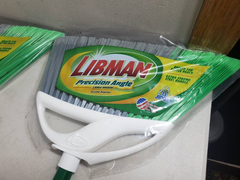 lot 114 image: 2 New Libman Precision Angle Brooms
