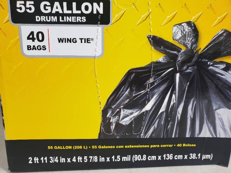 lot 200 image: New 55 Gallon Drum Liners