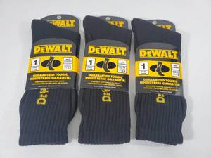 lot 50 image: 3 New Pair of DeWalt Socks