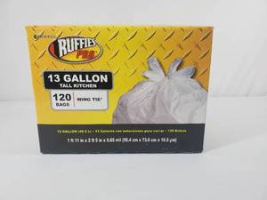 lot 71 image: 120 New Tall Kitchen Garbage Bags