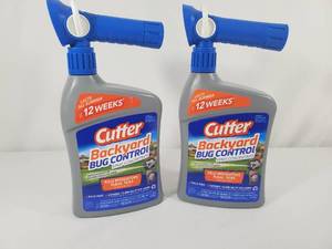 lot 74 image: 2 New Bottles of Cutter Backyard Bug Control