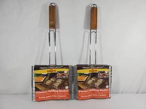 lot 157 image: 2 New Smores Grilling Baskets