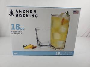 lot 182 image: New Anchor Hocking Rio Glass Set