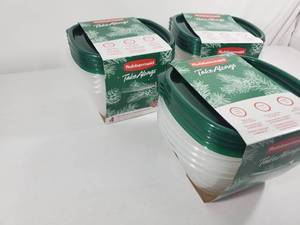 lot 183 image: 12 New Rubbermaid Take Alongs