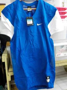lot 9 image: 7 Nike Royal Blue with White Sleeve...