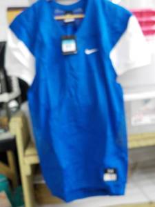 lot 10 image: 7 Nike Royal Blue with White Sleeve...