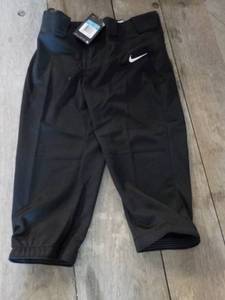 lot 18 image: 7 Black Nike Dri Fit Girls Softball...