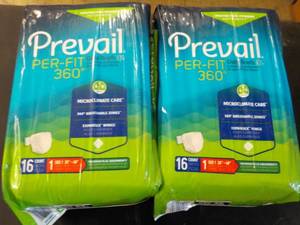 lot 154 image: 2 pkgs Prevail Daily Briefs size 1...