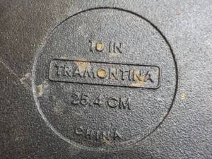 lot 177 image: 10 Tramontina Cast Iron Skillet...