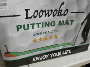 lot 179 image: Loowoko Golf Putting Mat...