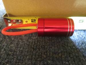 lot 66 image: Case of 50 4 Red LED Flashlights...