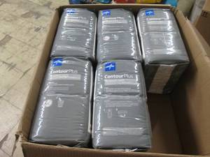 lot 73 image: 5 Pkgs Medline Contour Plus Bladder...