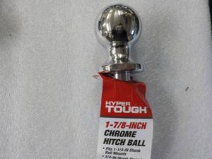 lot 197 image: Hyper Tough 1 78 Chrome Hitch Bal...