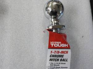 lot 198 image: Hyper Tough 1 78 Chrome Hitch Bal...