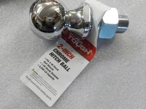 lot 203 image: Hyper Tough 2 Chrome Hitch Ball 60...