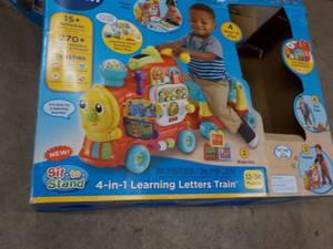 lot 210 image: Vtech 4 in 1 Learning Train needs ...