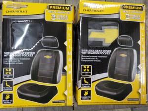 lot 215 image: 2 Chevrolet 3 pc Auto Seat Covers...