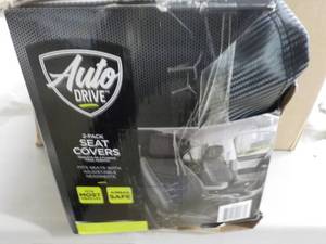 lot 216 image: Auto Drive 2 Pack Auto Seat Covers...