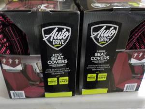 lot 217 image: Auto Drive 2 - 2 pack Auto Seat Cov...