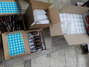 lot 224 image: Lot of Empty Glass and Plastic Bott...