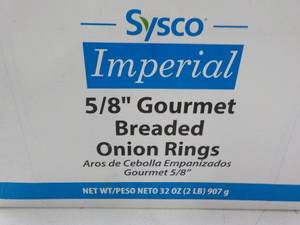 lot 250 image: 32 oz Box Frozen Breaded Onion Ring...