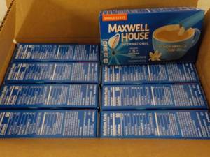 lot 277 image: Case of 8 Boxes Maxwell House Frenc...