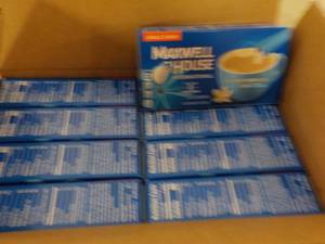 lot 280 image: Case of 8 Boxes Maxwell House Frenc...
