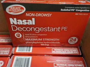 lot 285 image: Case of 12 Boxes Right Remedies Nas...