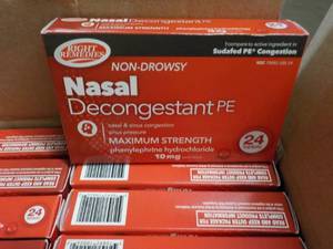 lot 288 image: Case of 12 Boxes Right Remedies Nas...