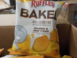 lot 295 image: Case of Ruffles Cheddar and Sour Cr...