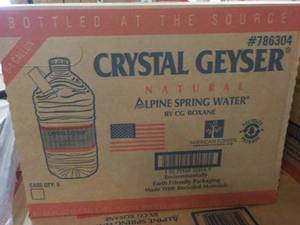 lot 298 image: 2 Cases 6 Gallons each Crystal Ceys...