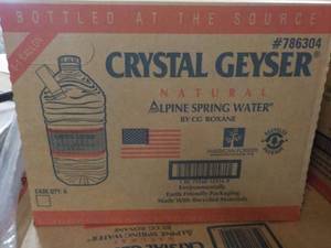 lot 300 image: 2 Cases 6 Gallons each Crystal Ceys...