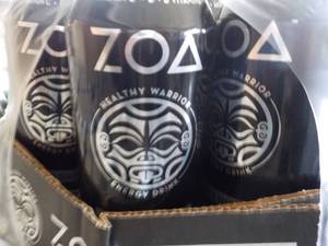 lot 317 image: Case of 12 Cans ZOA Zero Sugar Ener...