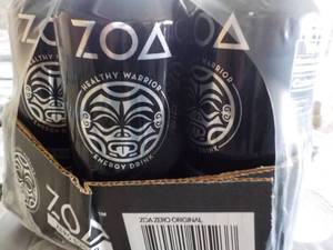 lot 318 image: Case of 12 Cans ZOA Zero Sugar Ener...