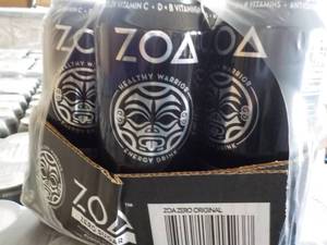 lot 319 image: Case of 12 Cans ZOA Zero Sugar Ener...