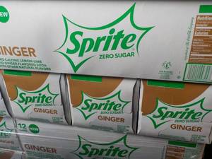 lot 321 image: 4 - 12 pack Sprite Ginger Zero Suga...