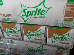 lot 322 image: 4 - 12 pack Sprite Ginger Zero Suga...